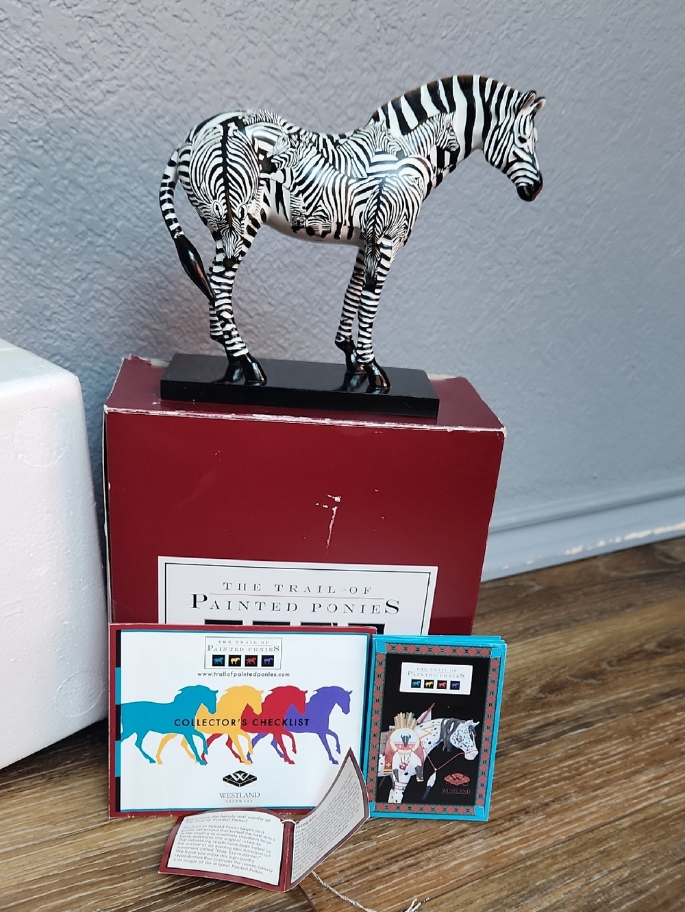 NIB The Trail Of Painted Ponies Incognito Zebra Horse